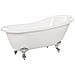 Vasca Da Bagno Freestanding Cayman 153 X 77 Cm Bianco - Foto miniatura 13