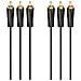 Cavo audio video 3 spine RCA 3 spine RCA 1,5 m Colore Nero - Foto miniatura 1