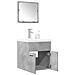 Set Mobili Da Bagno 3 Pz Grigio Cemento In Legno Multistrato - Foto miniatura 1