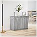 Credenza con LED Grigio Sonoma 72x34x61 cm in Legno Multistrato - Foto miniatura 5
