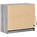 Credenza con LED Grigio Sonoma 72x34x61 cm in Legno Multistrato - Foto miniatura 10