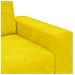 Divano Divanetto Giallo 120 cm in Velluto - Foto miniatura 4