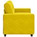 Divano Divanetto Giallo 120 cm in Velluto - Foto miniatura 5