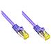 3.0m Cat7 RJ-45 cavo di rete Viola S /FTP (S-STP) - Foto miniatura 1