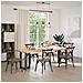 Gambe Tavolo Pranzo A T 2pz Antracite 50x35x(72-73)cm Acciaio - Foto miniatura 2