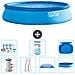 Piscina Fuori Terra - In Giro - 457x107 Cm - Blu - Include Accessori Coordinati A1258 - Foto miniatura 1