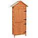 Lusso Casadino -  Armadietto Da Giardino Marrone 42,5x64x190 Cm - Foto miniatura 2