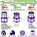 Filtro Abs Viola Per Aspirapolvere Dyson Omni-glide /sv19 - Foto miniatura 6