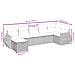Set Divani da Giardino con Cuscini 7pz Nero Polyrattan - Foto miniatura 4