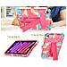 Custodia Per Ipad Mini 6 8.3” Con Supporto E Alloggiamento Per Stilo Rosa - Foto miniatura 3