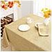 Tovaglia Lavabile E Impermeabile Oro 140x200cm Resistente Alle Macchie - Foto miniatura 5