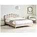 Letto Velluto Sauvian 160 X 200 Cm Beige - Foto miniatura 1