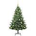 Albero di Natale artificiale preilluminato con set di palline - Foto miniatura 3