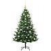 Albero di Natale artificiale preilluminato con set di palline - Foto miniatura 4