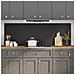 Rivestimento da Cucina 2 pcs Nero 90 x 60 cm vetro temperato - Foto miniatura 2