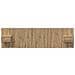 Testata con Comodino 3 pcs Rovere artigianale Legno multistrato - Foto miniatura 7