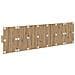 Testata con Comodino 3 pcs Rovere artigianale Legno multistrato - Foto miniatura 9