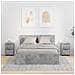 Comodini con cassetto 2 pcs Grigio cemento 30,5 x 30 x 43 cm - Foto miniatura 2