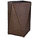 Fioriera In Polyrattan Marrone 31x31x56h - Foto miniatura 1