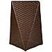 Fioriera In Polyrattan Marrone 31x31x56h - Foto miniatura 3