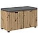 Panca per ingresso con porta Rovere Artigianale 80 x 38 x 46 cm - Foto miniatura 1