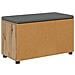 Panca per ingresso con porta Rovere Artigianale 80 x 38 x 46 cm - Foto miniatura 8