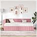 Struttura Letto Angolare con Materasso 2 pcs Grigio Velluto - Foto miniatura 3