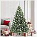 Albero di Natale artificiale con 300 LED Verde 180 cm PE e PVC - Foto miniatura 2