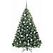Albero di Natale artificiale con 300 LED Verde 180 cm PE e PVC - Foto miniatura 5