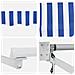 Tettuccio Elettrico Retrattile Blu e Bianco 3,5 x 2,5 m - Foto miniatura 6