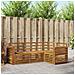 Set divani 4 pcs Naturale Legno di Acacia Massello - Foto miniatura 2