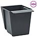 Fioriere per Euro pallet 12 pcs Grigio 13,5 x 9 x 9,5 cm - Foto miniatura 3