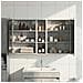 Set di Armadi da Bagno con lo scaffale 3 pcs 120 x 14,5 x 70 cm - Foto miniatura 4
