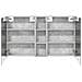 Set di Armadi da Bagno con lo scaffale 3 pcs 120 x 14,5 x 70 cm - Foto miniatura 7