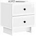 Armadio da Notte 2 pcs Bianco Lucido 43 x 34,5 x 47,5 cm - Foto miniatura 2