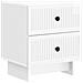 Armadio da Notte 2 pcs Bianco Lucido 43 x 34,5 x 47,5 cm - Foto miniatura 3