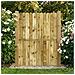 Cancello da giardino 100 x 150 cm Legno Massello di Pino Verde - Foto miniatura 2