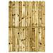 Cancello da giardino 100 x 150 cm Legno Massello di Pino Verde - Foto miniatura 3