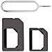 Kit Adattatore Nano-sim, Micro-sim E Sim Card Standard + Accessorio Spillo - Foto miniatura 8