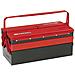 Cassetta Porta Utensili Senza Contenuto Acciaio Rosso, Nero - Foto miniatura 1