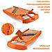 Tagliaverdure Wave-Waffle PowerLine - Tagliapasta Wave senza taglierina Tagliaverdure Tagliaverdure Tagliaverdure | arancione - Foto miniatura 3