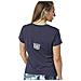 Rc Ac + Cotton Tee Gamesmaglietta Donnablu (patrimonio Navy / Navy Heritage) Xs - Foto miniatura 3
