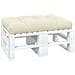 Cuscino per Pallet Crema 120x80x12 cm in Tessuto - Foto miniatura 5