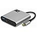 Ac7022 Adattatore Femmina Da Usb-c A Hdmi Con Pass-through Pd 60w, 4k, Usb-a - Foto miniatura 1