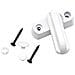Dylan-ue Bianco Sash Jammer 4 Pz Security Locks Jammer Sash Bloccanti Durevoli In Lega Di Alluminio Extra Serrature Di Sicurezza Per Porte E Finestre Di Upvc Letter Box Per Sicurezza Domestica - Foto miniatura 2