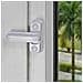 Dylan-ue Bianco Sash Jammer 4 Pz Security Locks Jammer Sash Bloccanti Durevoli In Lega Di Alluminio Extra Serrature Di Sicurezza Per Porte E Finestre Di Upvc Letter Box Per Sicurezza Domestica - Foto miniatura 3