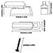 Dylan-ue Bianco Sash Jammer 4 Pz Security Locks Jammer Sash Bloccanti Durevoli In Lega Di Alluminio Extra Serrature Di Sicurezza Per Porte E Finestre Di Upvc Letter Box Per Sicurezza Domestica - Foto miniatura 4