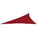 Parasole a Vela Oxford Triangolare 3x4x5 m Rosso - Foto miniatura 3