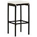 Sgabelli Da Bar Con Cuscini 4 Pz Marroni In Polyrattan - Foto miniatura 2