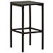 Sgabelli Da Bar Con Cuscini 4 Pz Marroni In Polyrattan - Foto miniatura 3